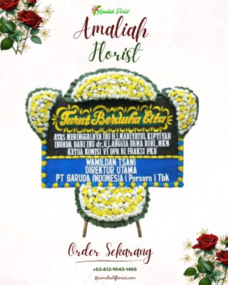 Papan Bunga Duka di Daha Utara